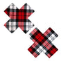 Neva Nude 2X School Girl Plaid Factor Pasties V1055-7CD45877100024