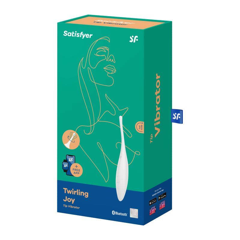 Satisfyer Twirling Joy Tip Stimulator White V1055-7CD45877100030
