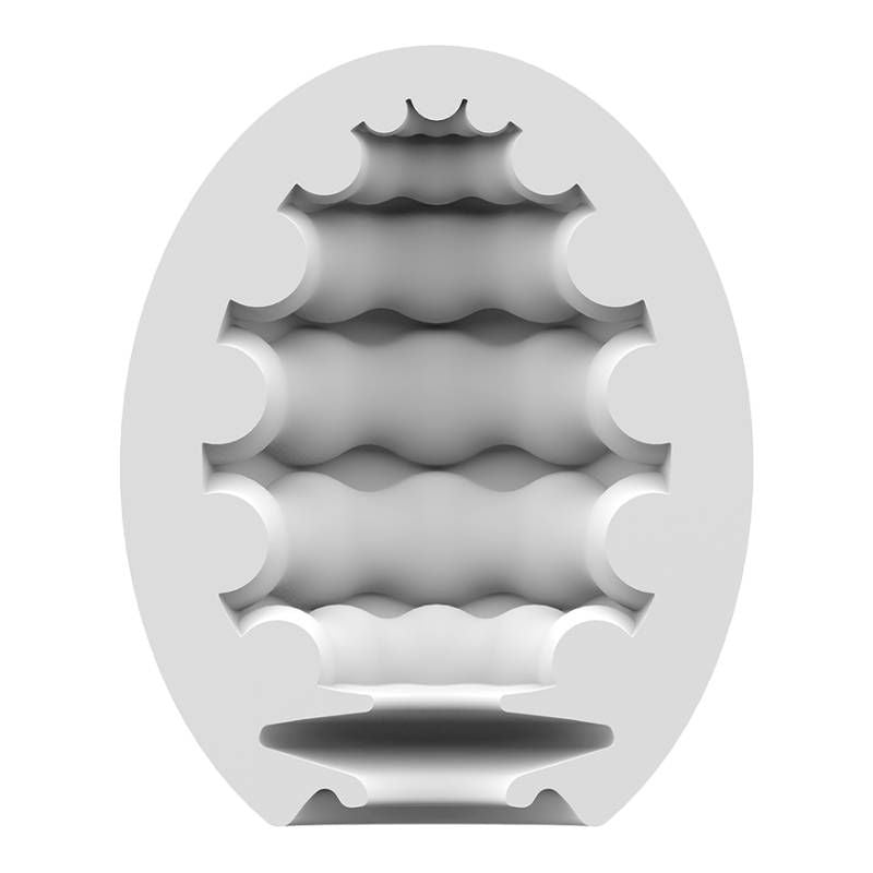 Satisfyer Masturbator Egg Riffle On The Go Pleasure With A Textured Twist V1055-7CD45877100033
