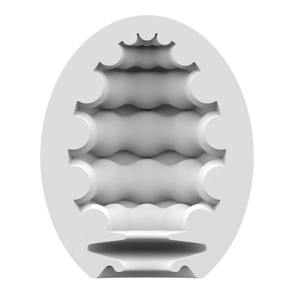 Satisfyer Masturbator Egg Riffle On The Go Pleasure With A Textured Twist V1055-7CD45877100033