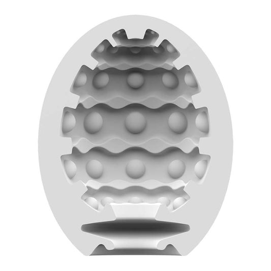 Satisfyer Masturbator Egg Bubble Compact Pleasure On The Go V1055-7CD45877100034