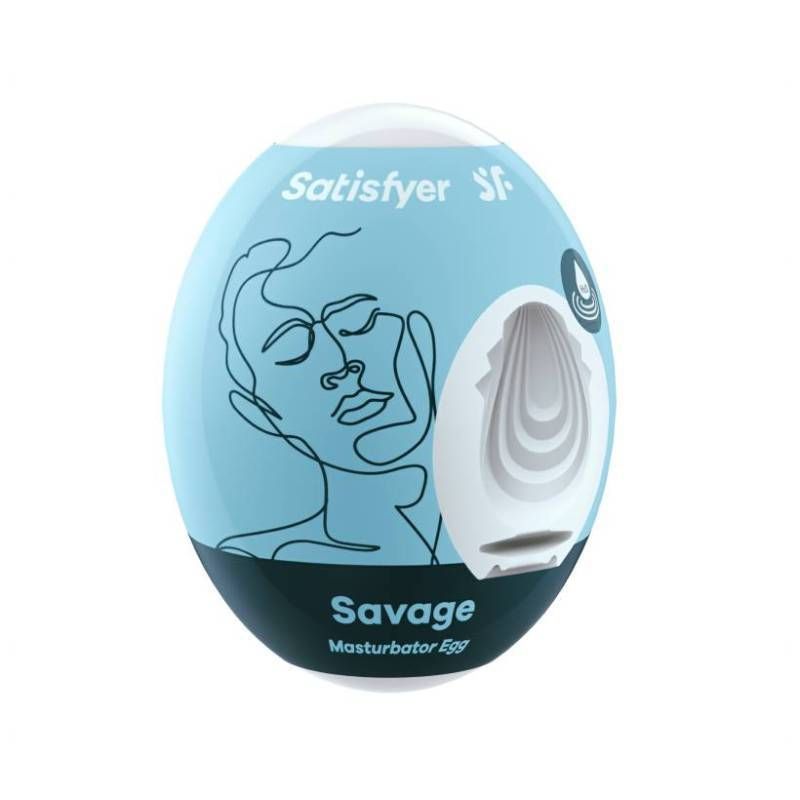 Satisfyer Masturbator Egg Savage Intense Stimulation Anytime Anywhere V1055-7CD45877100037
