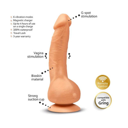 Gvibe Greal Mini Flesh W Suction Cup V1055-7CD45877100079
