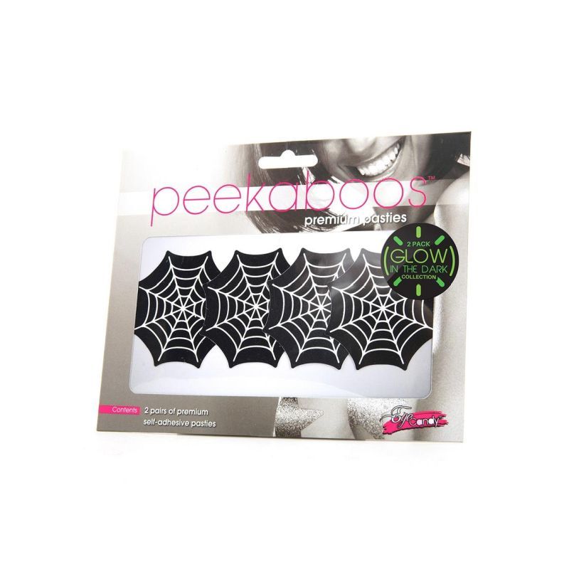 Peekaboo Pasties Glow In The Dark Webs V1055-7CD45877100083