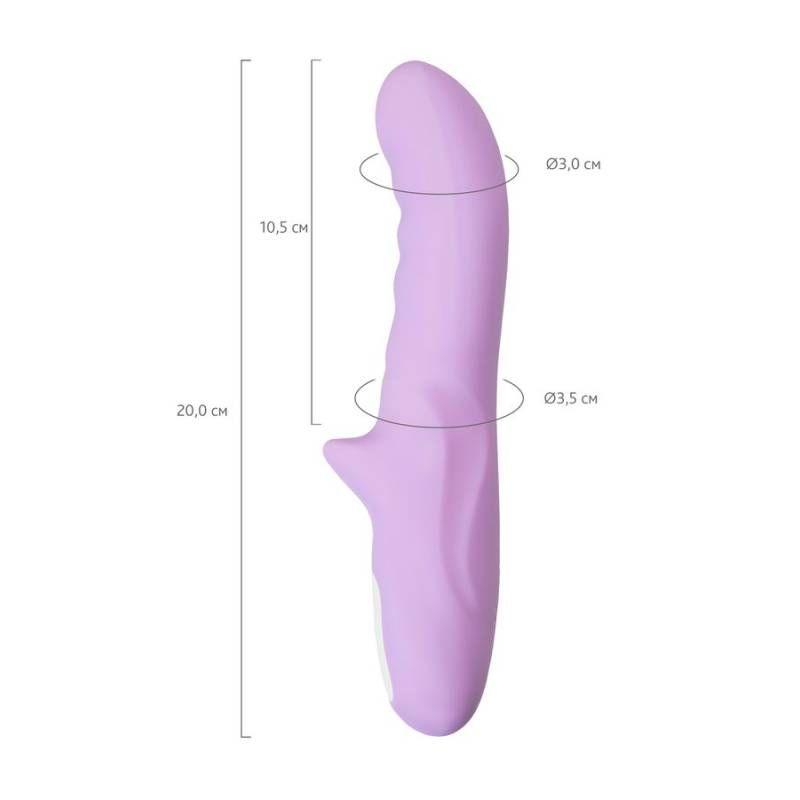 Jos Merry Gor Rotating Shaft Vibrator Violet V1055-7CD45877100108