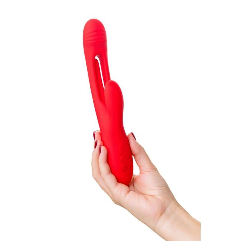 Jos Patti Moving Tongue Rabbit Vibrator Red V1055-7CD45877100110