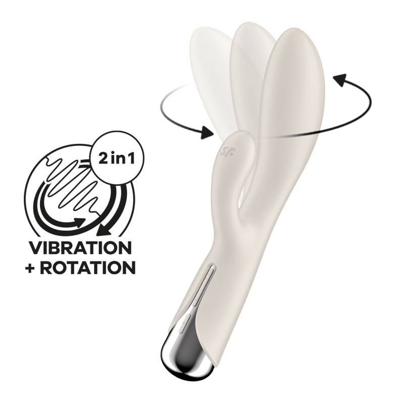 Satisfyer Spinning Rabbit 1 Beige V1055-7CD45877100112