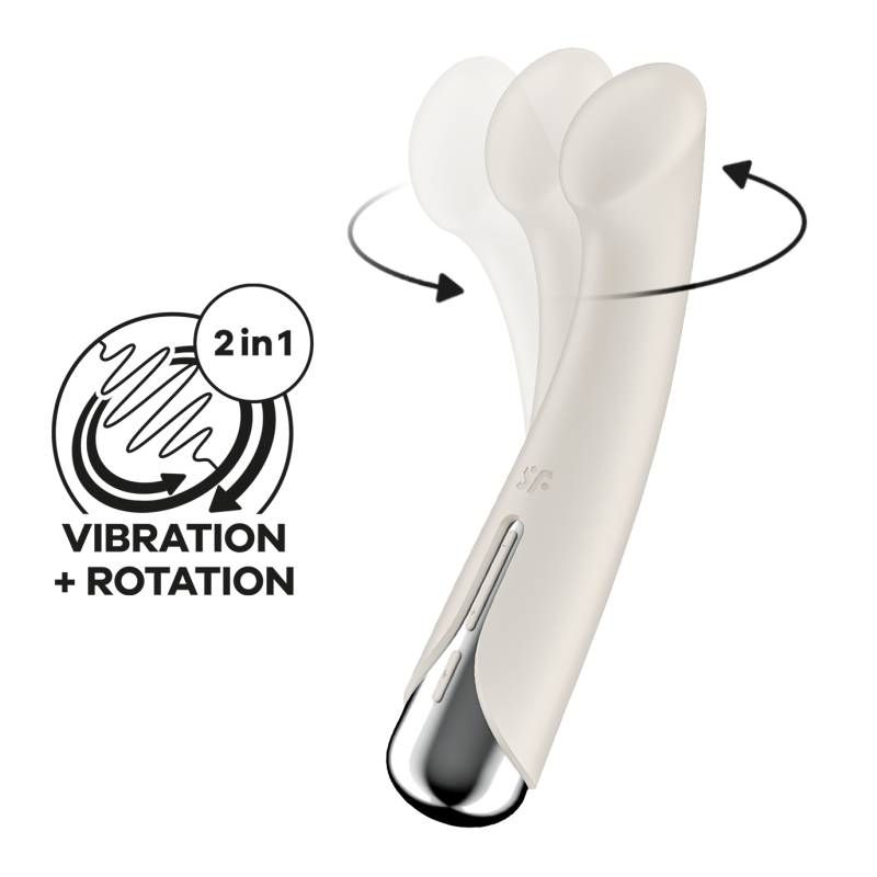 Satisfyer Spinning G Spot 1 Beige V1055-7CD45877100114