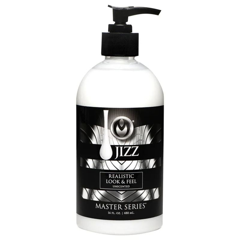 Master Series Jizz Unscented Water Based Lube 16Oz V1055-7CD45877100137