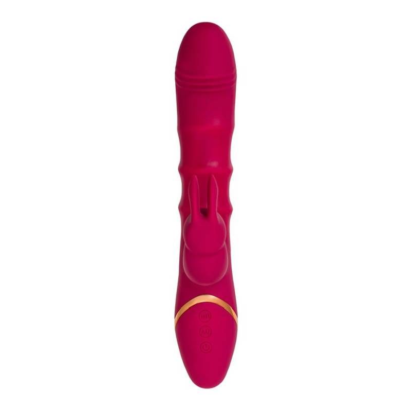 Jos Tenty Rabbit Vibrator With Moving Shaft Rings V1055-7CD45877100141