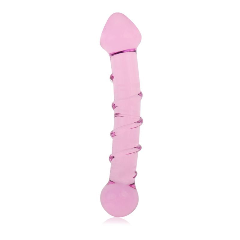 Glass Romance 5 Clear 7In - Pink V1055-7CZ45870100030