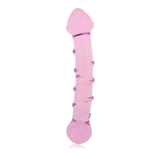 Glass Romance 5 Clear 7In - Pink V1055-7CZ45870100030