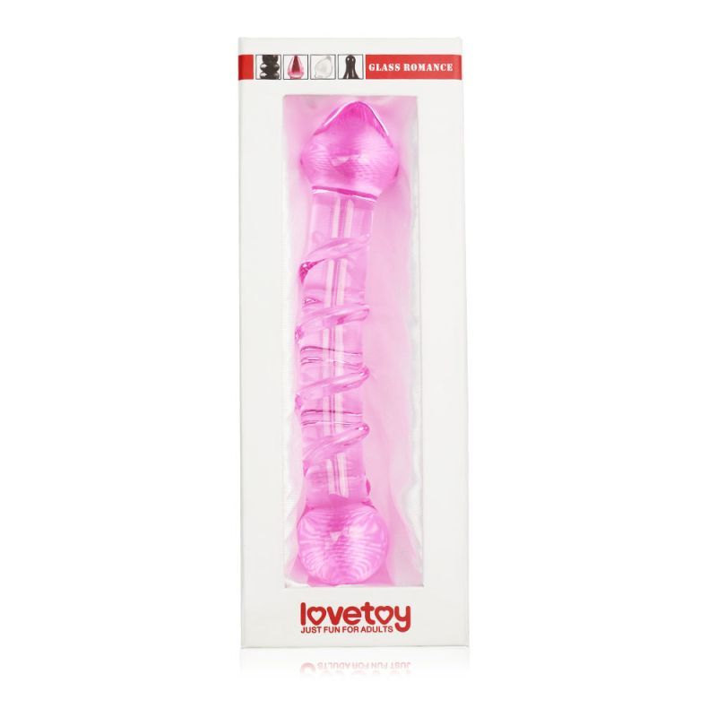 Glass Romance 5 Clear 7In - Pink V1055-7CZ45870100030