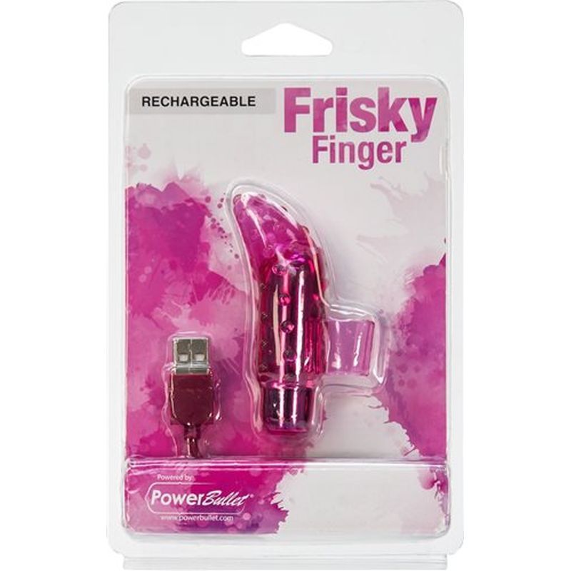 Powerbullet Frisky Finger Rechargeable Pink V1055-7CZ45870100047