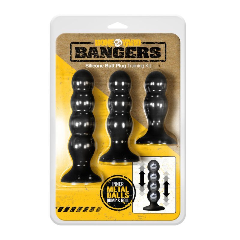 Boneyard Bangers Silicone Ass Training Kit 3 Pc V1055-7DM45855100156