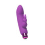Powerbullet Alices Bunny Rechargeable Bullet W Rabbit Sleeve Purple V1055-7DM45855100157