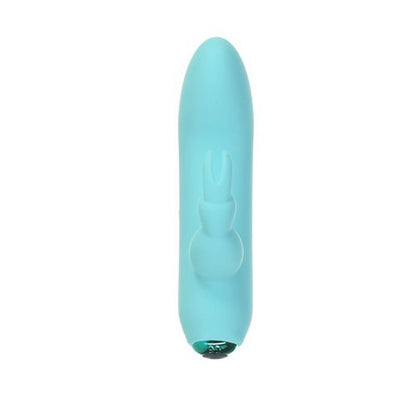 Powerbullet Alices Bunny Rechargeable Bullet W Rabbit Sleeve Teal V1055-7DM45855100159