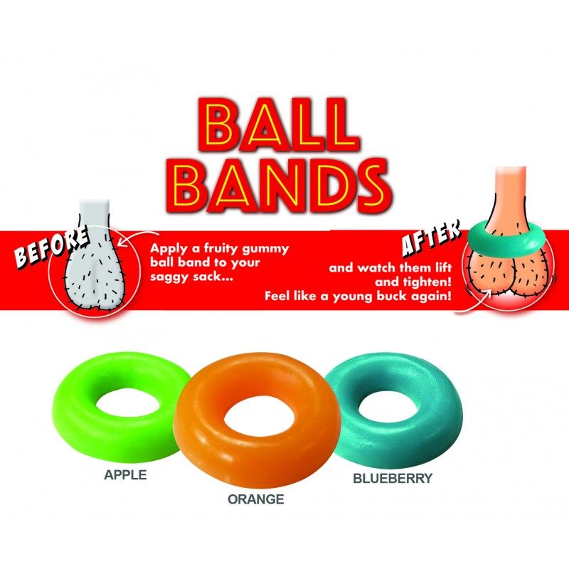 Hott Products Ball Bands Gummy Cock Ring V1055-7DM45855100274