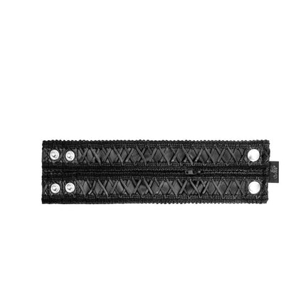 Noir Wrist Wallet With Hidden Zipper Black V1055-7DM45855100414