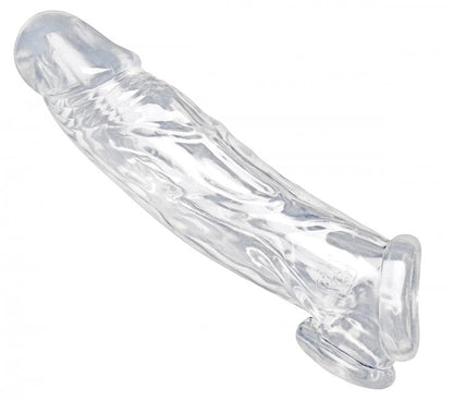 Size Matters Realistic Clear Penis Enhancer And Ball Stretcher V1055-7F45099100060