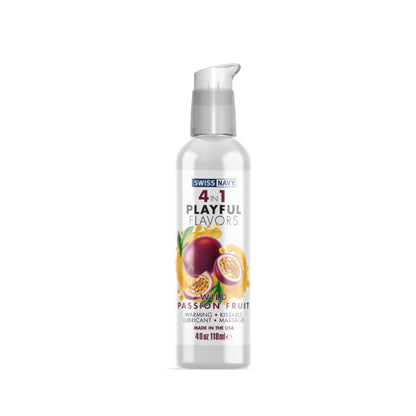 Swiss Navy Playful Flavours 4 In 1 Wild Passion Fruit 4Oz 1Oz. - 4Oz. V1055-7F45099100207