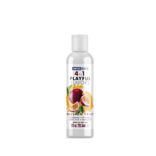 Swiss Navy Playful Flavours 4 In 1 Wild Passion Fruit 4Oz 1Oz. - 4Oz. V1055-7F45099100207