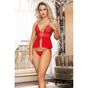 Showtime Cara 2 Pc Babydoll & G String Red V1055-7FU45822100037