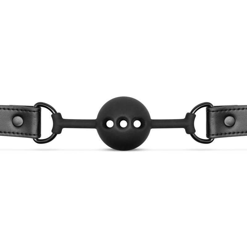 Bedroom Fantasies Breathable Silicone Ball Gag Black V1055-7FU45822100054