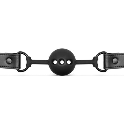 Bedroom Fantasies Breathable Silicone Ball Gag Black V1055-7FU45822100054