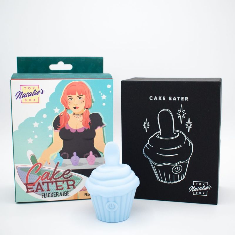 Natalies Toy Box Cake Eater Clit Flicker Stimulator Blue V1055-7FU45822100067