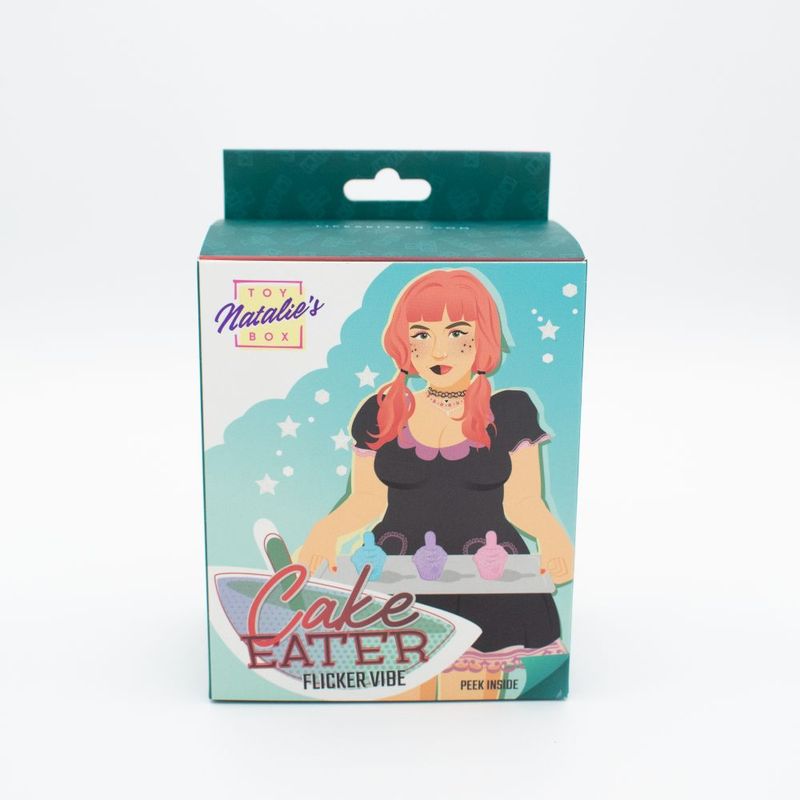 Natalies Toy Box Cake Eater Clit Flicker Stimulator Pink V1055-7FU45822100068
