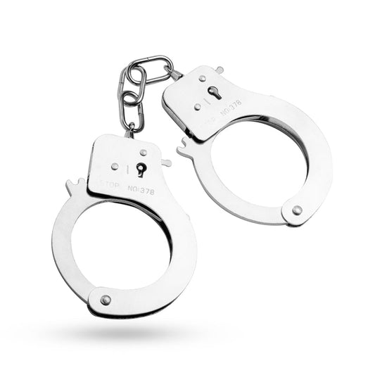 Fetish Collection Metal Cuffs Silver V1055-7GE45794104915