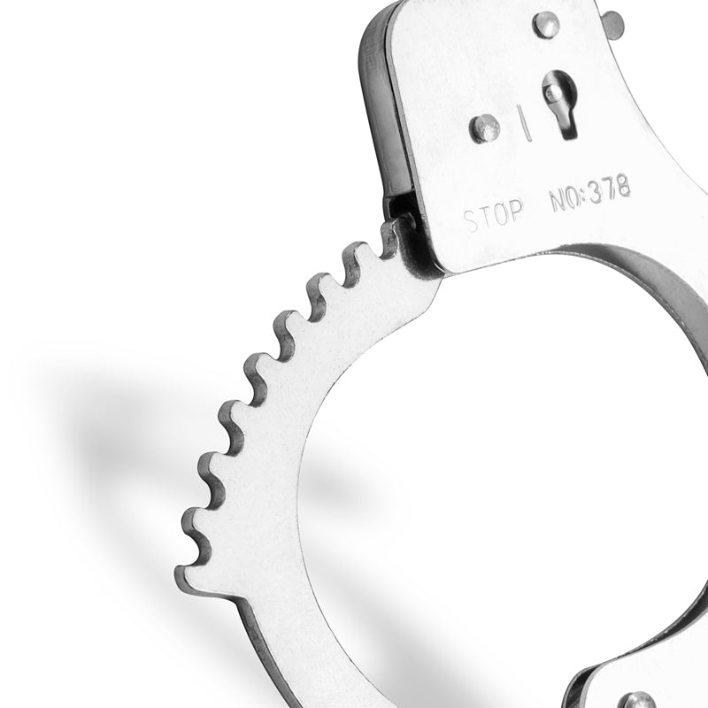 Fetish Collection Metal Cuffs Silver V1055-7GE45794104915