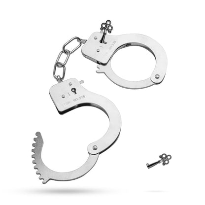 Fetish Collection Metal Cuffs Silver V1055-7GE45794104915
