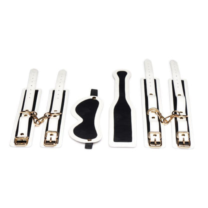 Master Series Kink In The Dark Glowing Bondage Set Fluro Green V1055-7ID45884100044