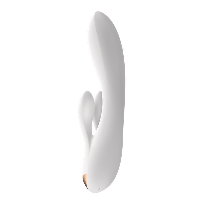 Satisfyer Double Flex App Rabbit Vibrator White V1055-7ID45884100046