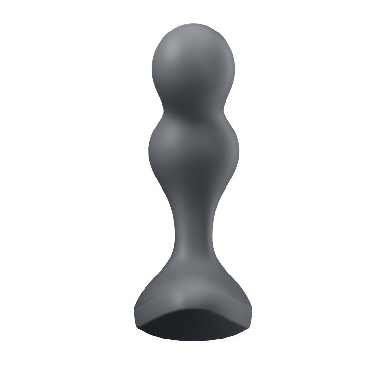 Satisfyer Deep Diver Vibrating Connect App Anal Plug Grey V1055-7ID45884100049
