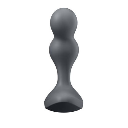 Satisfyer Deep Diver Vibrating Connect App Anal Plug Grey V1055-7ID45884100049
