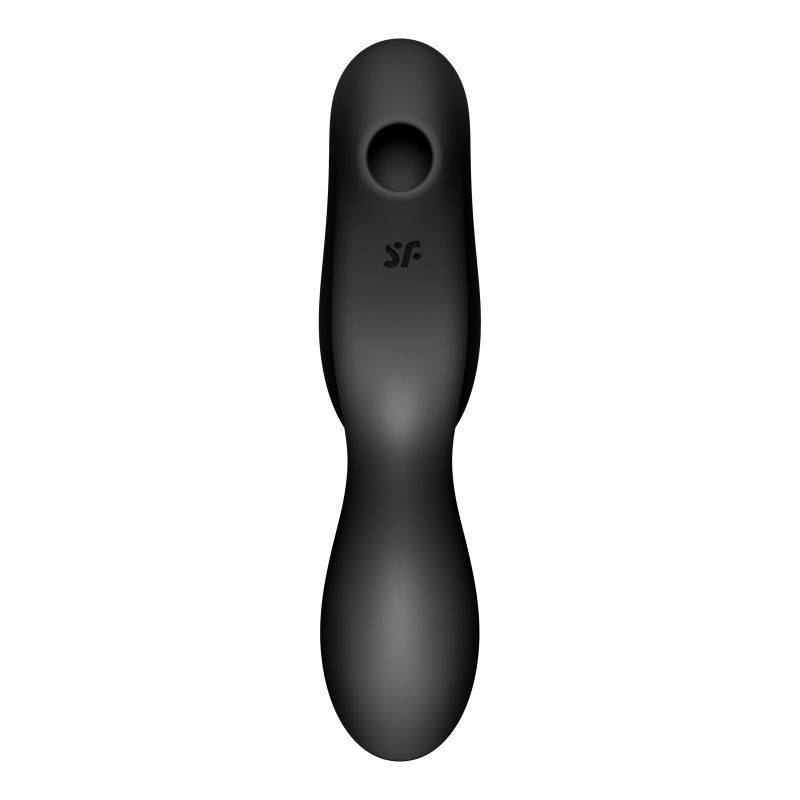Satisfyer Curvy Trinity 2 Insertable Air Pulse Vibrator Black V1055-7ID45884100051
