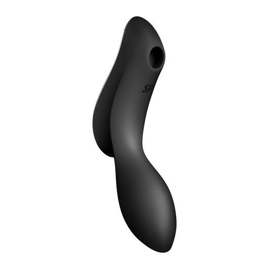 Satisfyer Curvy Trinity 2 Insertable Air Pulse Vibrator Black V1055-7ID45884100051
