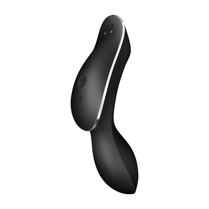 Satisfyer Curvy Trinity 2 Insertable Air Pulse Vibrator Black V1055-7ID45884100051