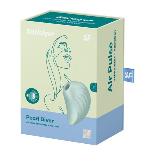 Satisfyer Pearl Diver Air Pulse Simulator Mint V1055-7ID45884100052