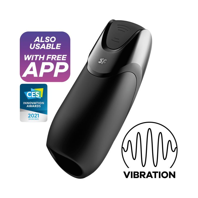 Satisfyer Men Vibration+ Black V1055-7ID45884100090