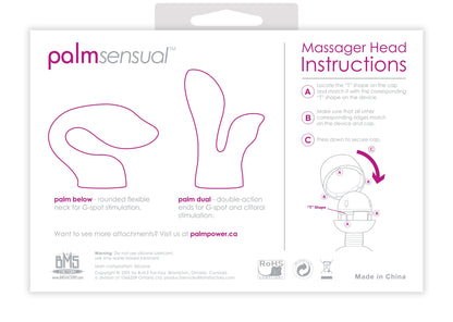 Palmpower Palmsensual Massager Heads Pink For Use With V1055-7IR45903100002