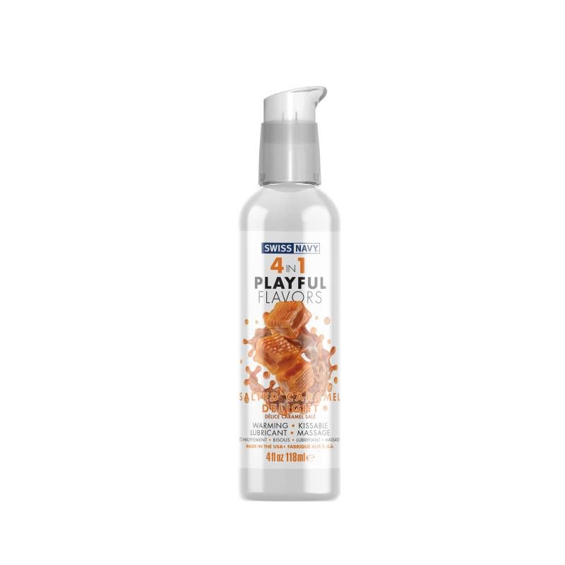 Swiss Navy Playful Flavours 4 In 1 Salted Caramel Delight Lubricant 4Oz/118Ml V1055-7IR45903100016