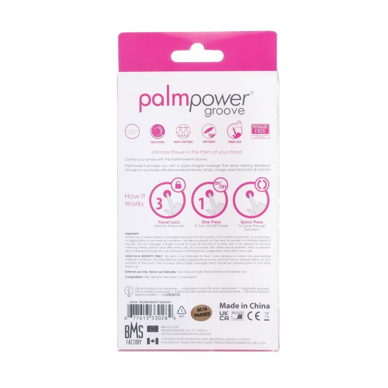 Palmpower Groove Mini Wand Fuchsia V1055-7IR45903100051