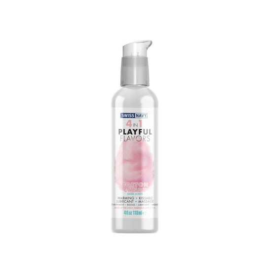 Swiss Navy Playful Flavours 4 In 1 Cotton Candy Lubricant 4Oz/118Ml V1055-7IR45903100052