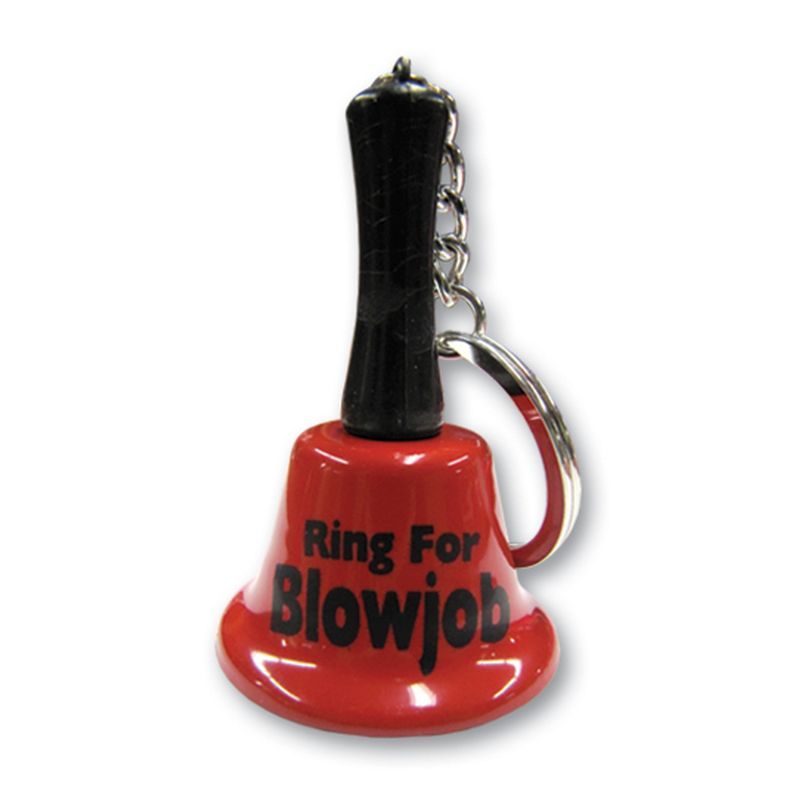 Novelty Ring For Blow Job Mini Bell Keychain V1055-7IR45903100056