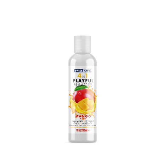 Swiss Navy Playful Flavours 4 In 1 Mango Lubricant 1Oz/29.5Ml V1055-7IR45903100081