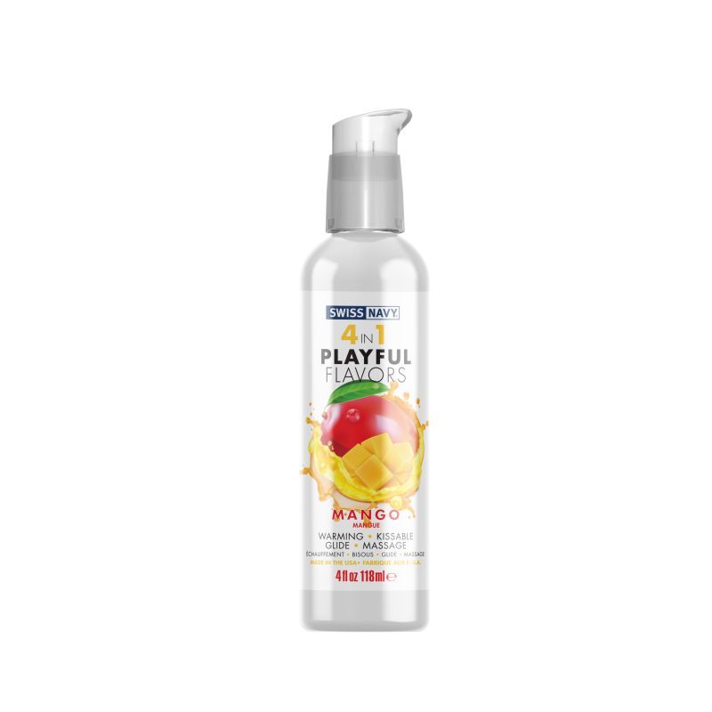 Swiss Navy Playful Flavours 4 In 1 Mango Lubricant 4Oz / 118Ml V1055-7IR45903100082